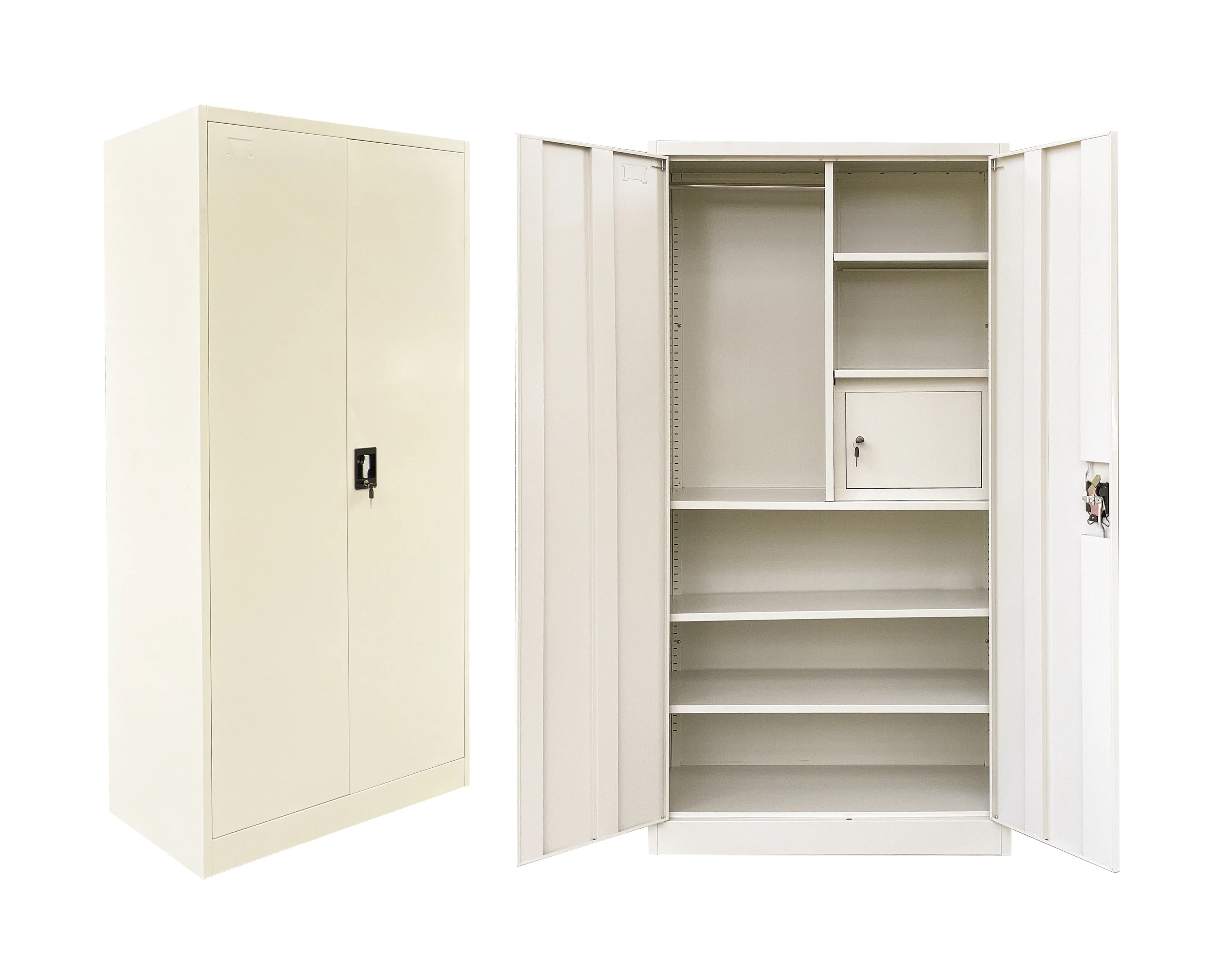 

#For for Office furniture staff adult cabinet 2 Door Clothing Steel Cupboards For Clothes Cabinet Locker Bedroom Wardrobe