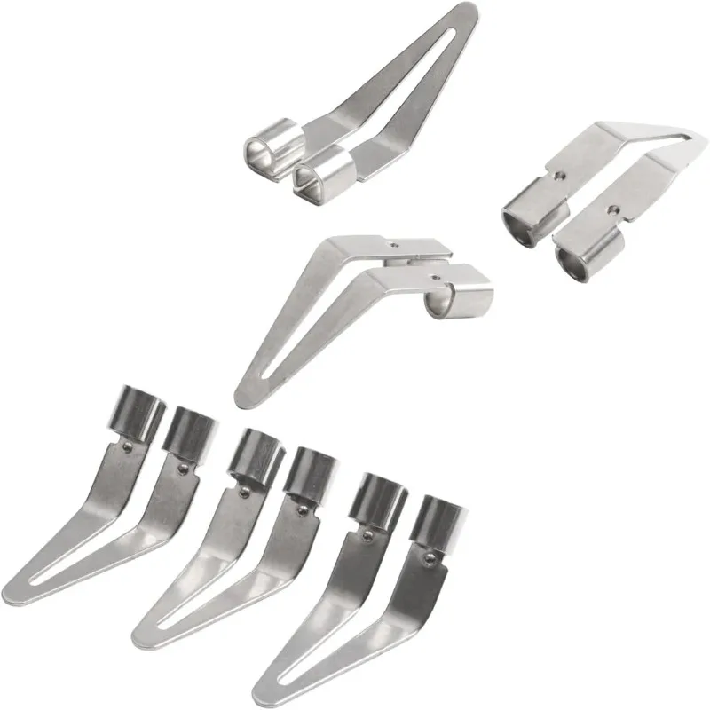 6Pcs Plastic Welder Smoothing Tip Head Plastic Welding Tips for Plastic Welding Kit Car Bumper Repair Kit 2 in 1 Plastic Welder