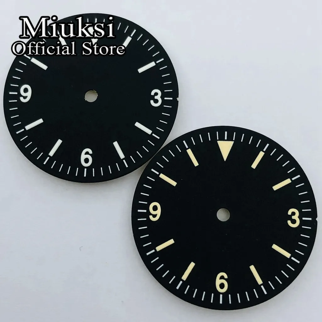 Miuksi 28.5mm watch dial luminous fit NH35 NH36 ETA2836 2824 Mingzhu DG2813 3804 Miyota8205 8215 821A PT5000 movement