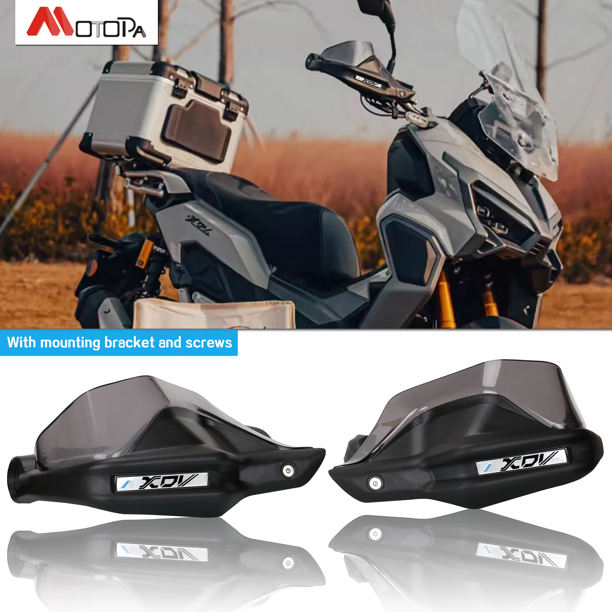 FOR LONGJIA XDV250si XDV300i With LOGO XDV Dedicated Hand Guard Motorcycle Handguards Handlebar Guards Windshield