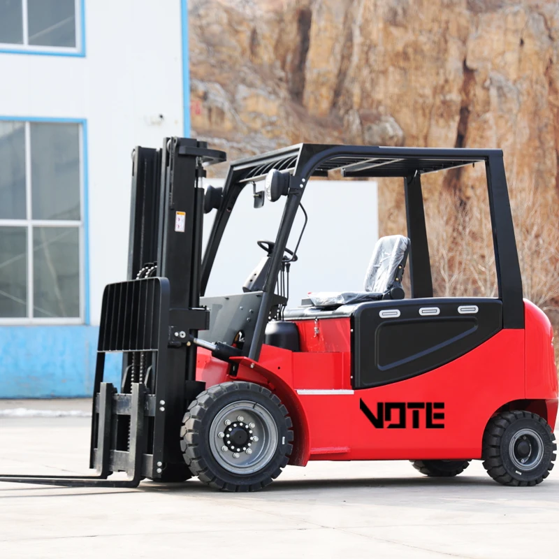 customized High Efficiency Electric Forklift 2-5 Ton Automatic Electric Forklift Battery Operated With Ac Motor Recruitment