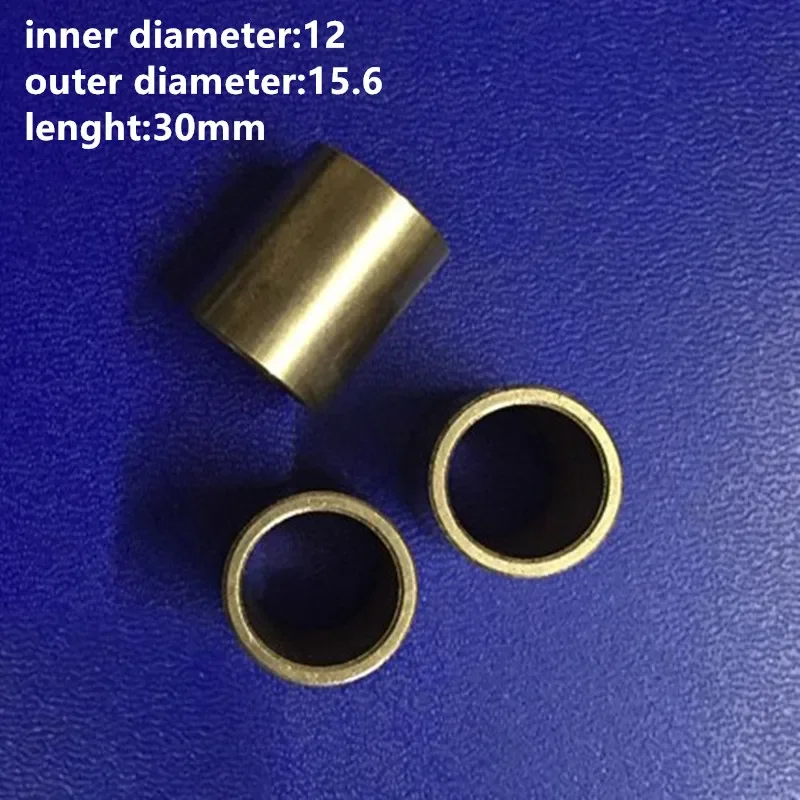 1pcs/lot Copper Base Bearing Inner Diameter 12mm Outer Diameter 15.6mm Powder Metallurgy Shaft Sleeve gear