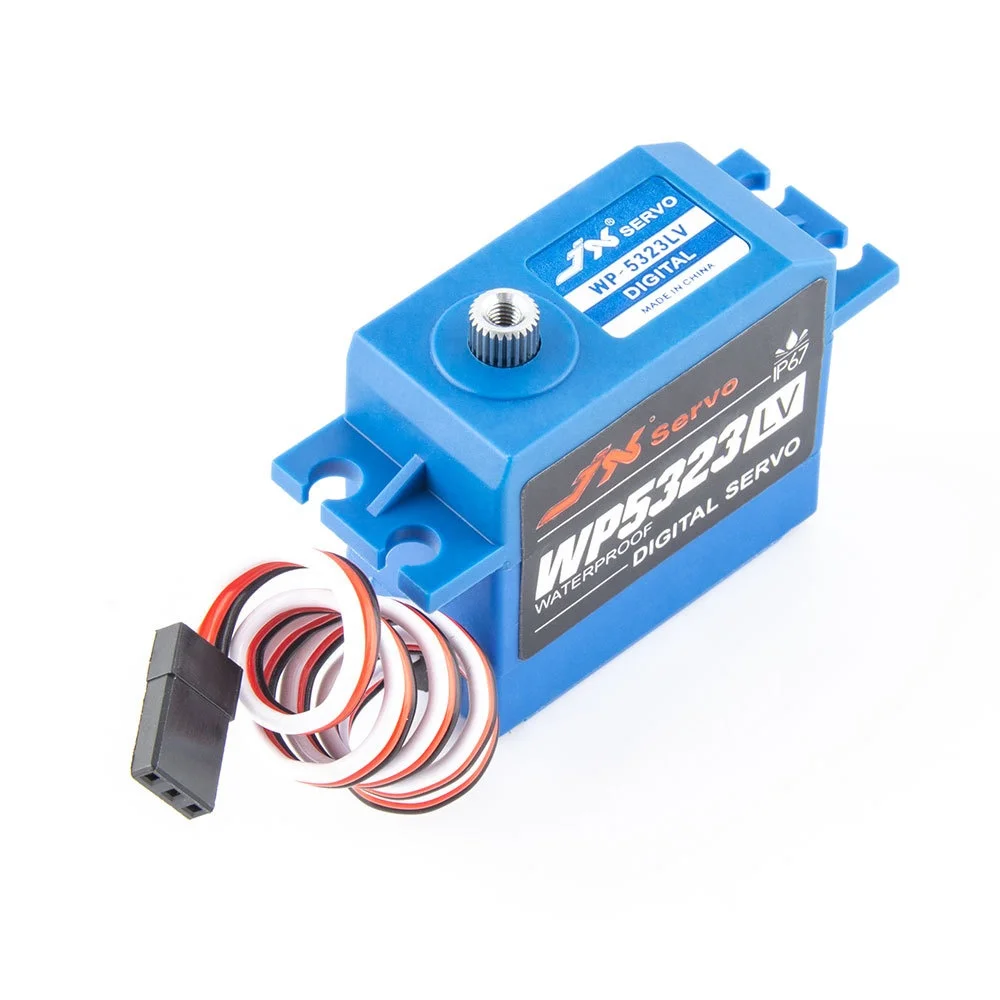 JX 23kg Digital Waterproof Servo WP5323LV 6.0V IP67 Standard Metal Gear Servo 1/8 1/10 RC Car & Boat Motors