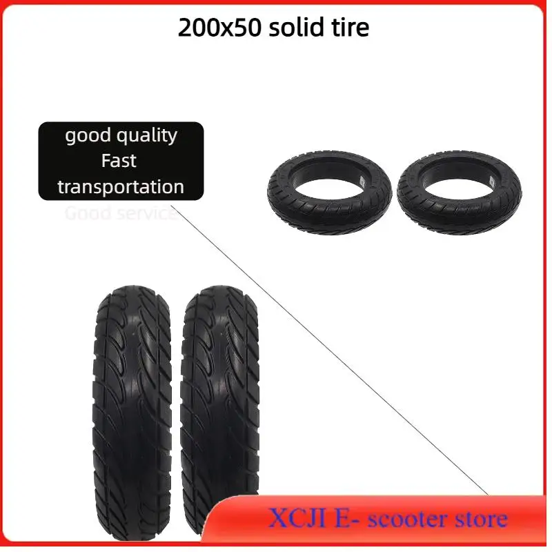

8 Inch Electric Scooter Solid Tire 200x50 for Speedway Mini 4 Pro Speedtrott GX14 Rear Explosion-proof Wheel Tyre