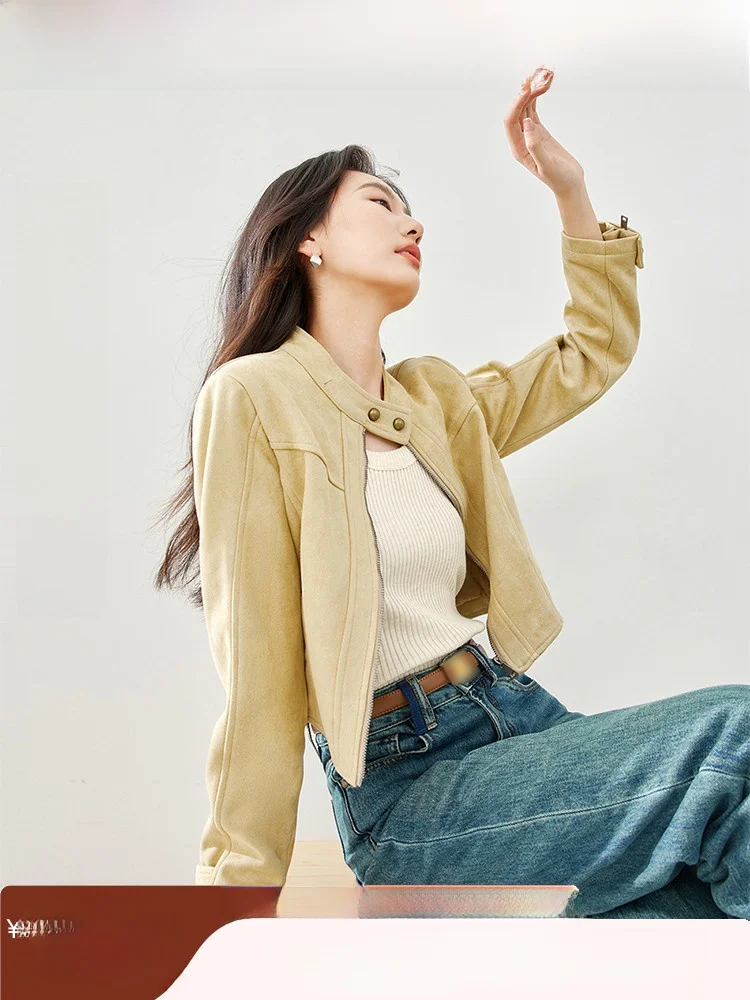 americain-retro-ort-jaet-femmes-2025-automne-nouveau-petit-epissure-design-sens-haut-en-fiber-de-polyester-longue-fermeture-a-glissiere-sve