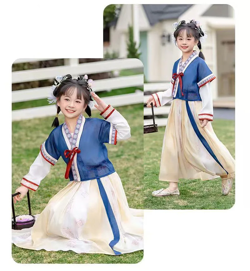 Chinese Hanfu imitates Song Dynasty girls' dresses
