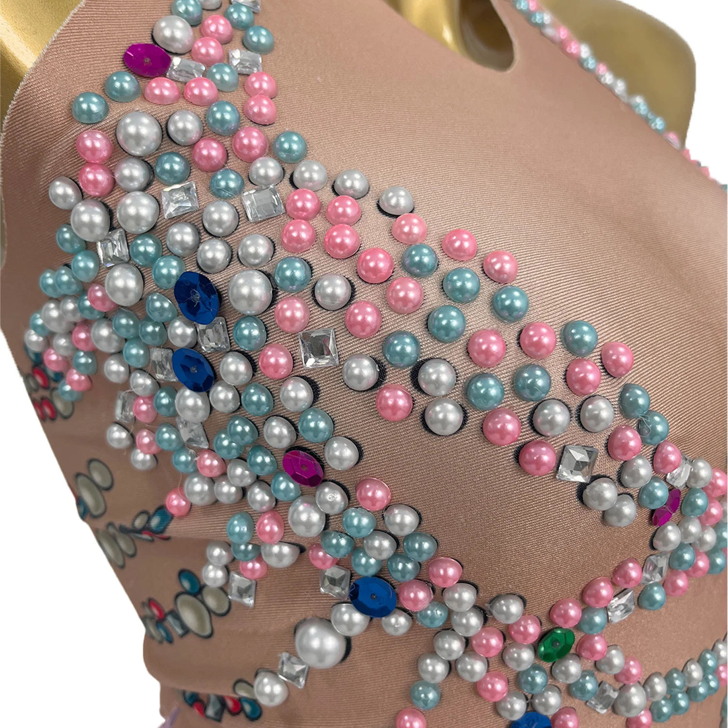 Abito lungo asimmetrico alla moda con piume Abito aderente elastico in spandex Club Party Festeggia abbigliamento Evento Show Wear Chuniao