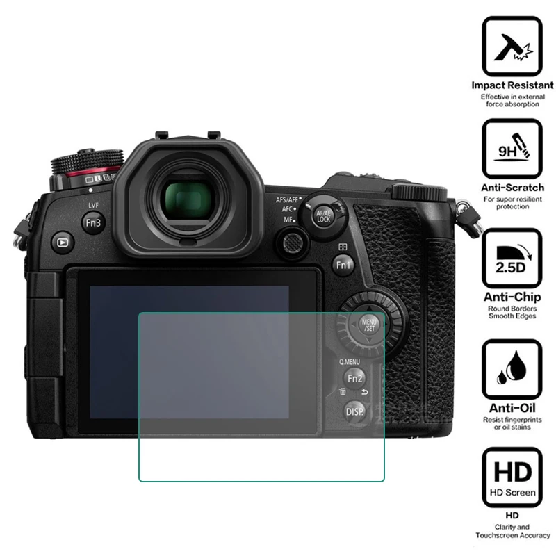 Hard Tempered Glass Protective Film For Panasonic Lumix G9 Mark II G9II G9M2 Camera Display Screen Protector Cover Accessories