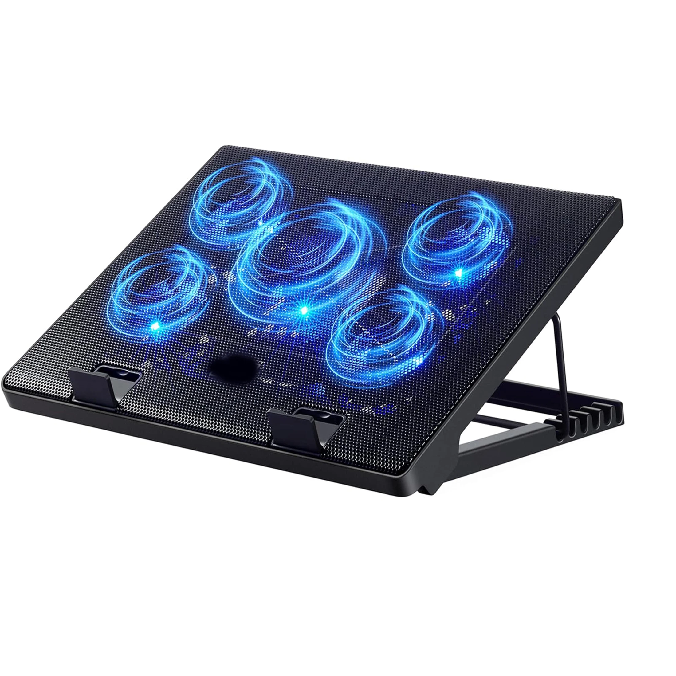 Laptop Cooling Pad, Laptop Cooler with 5 Quiet Fans for 12