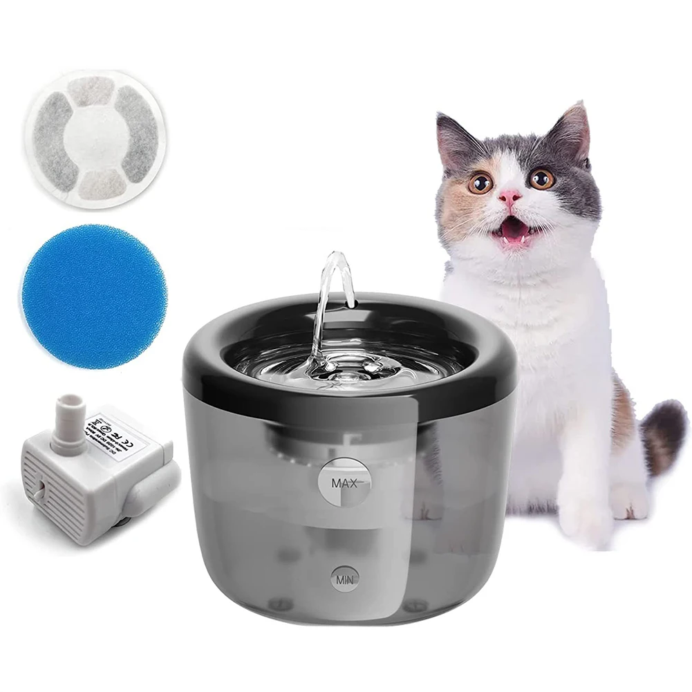 

Cat Drinking Water Fountain New Intelligent Automatic Circulating Water Dispenser Filter Automatic Sensor Drinker For Cat Feeder