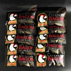 10Packs/3Packs 100% 2.0 Organic Cotton Bacon Protable Prime Cotton RDA RTA Organic Cotton DIY Tools Parts