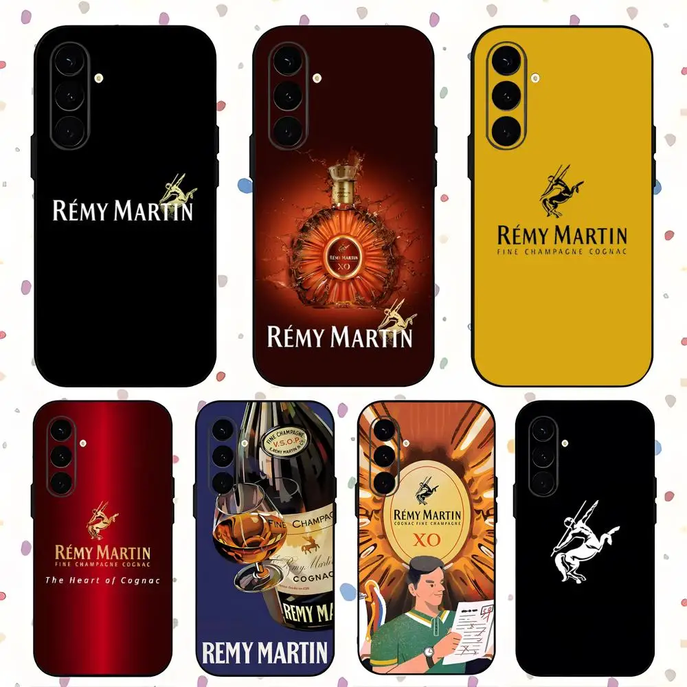 Hot R-Remy Mar-tin XO Brandy Phone Case For Samsung Galaxy S25 S24 S23 S22 S21 S20 Plus Ultra Note20 Soft Black