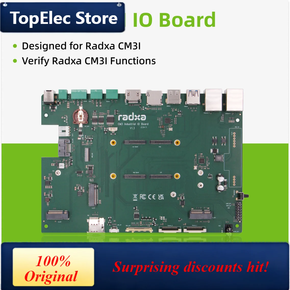 TopElec Radxa CM3I IO Board, Verify Radxa CM3I Functions