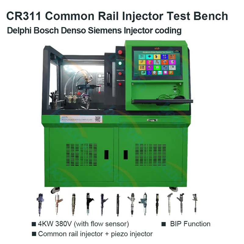 CR311Auto Engine Bank Testing Ma chine Beacon Ma chine for CR Common Rail Die sel Fuel Injector220V Piezo Test Bench Cars LabUse