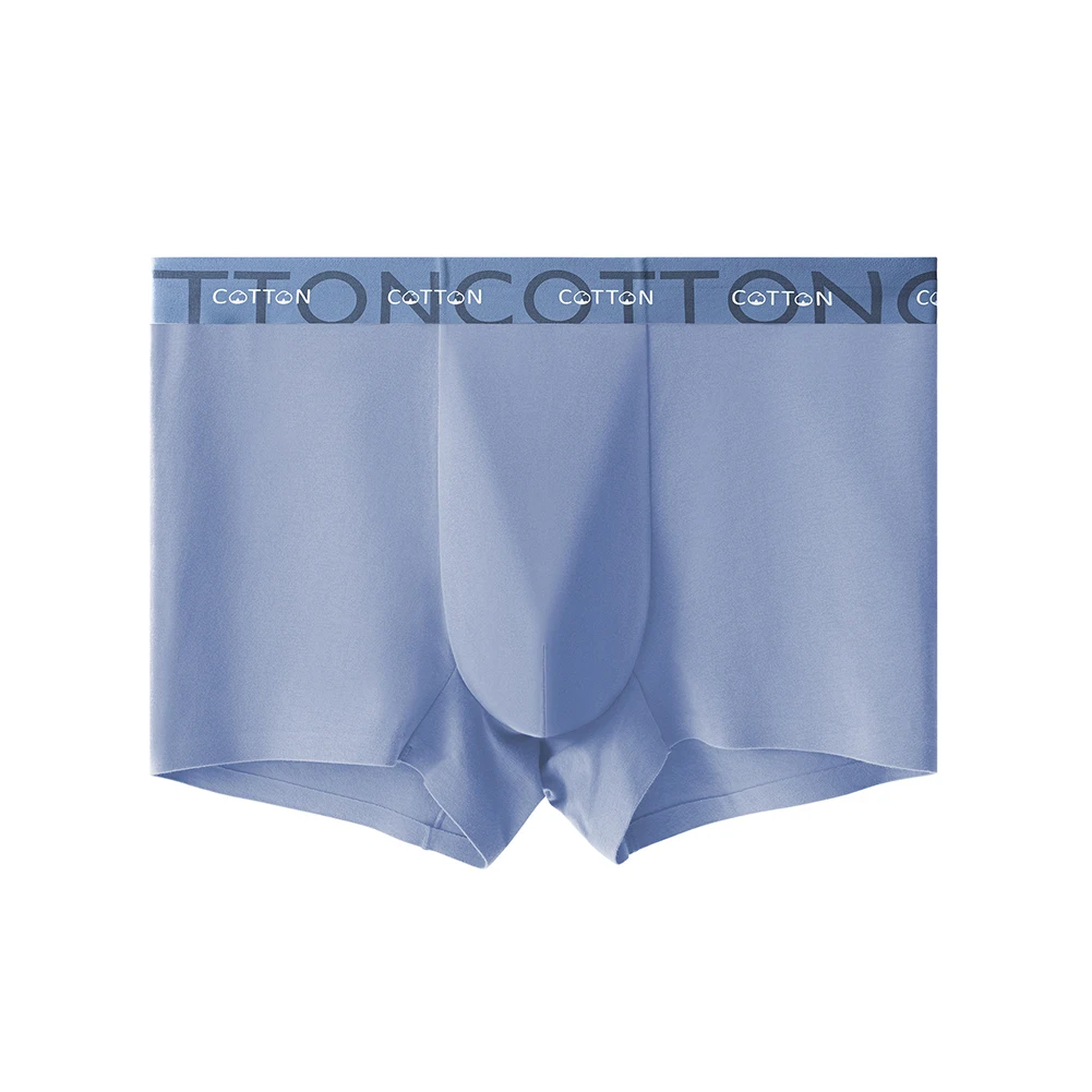 กางเกงบ็อกเซอร์ชายเอวกลาง เนื้อผ้านุ่มสบาย ระบายอากาศดี ทรงบราซิลเลียน สำหรับเล่นกีฬา ชุดชั้นในเซ็กซี่ กางเกงในนุ่มสบาย เสื้อผ้าผู้ชาย