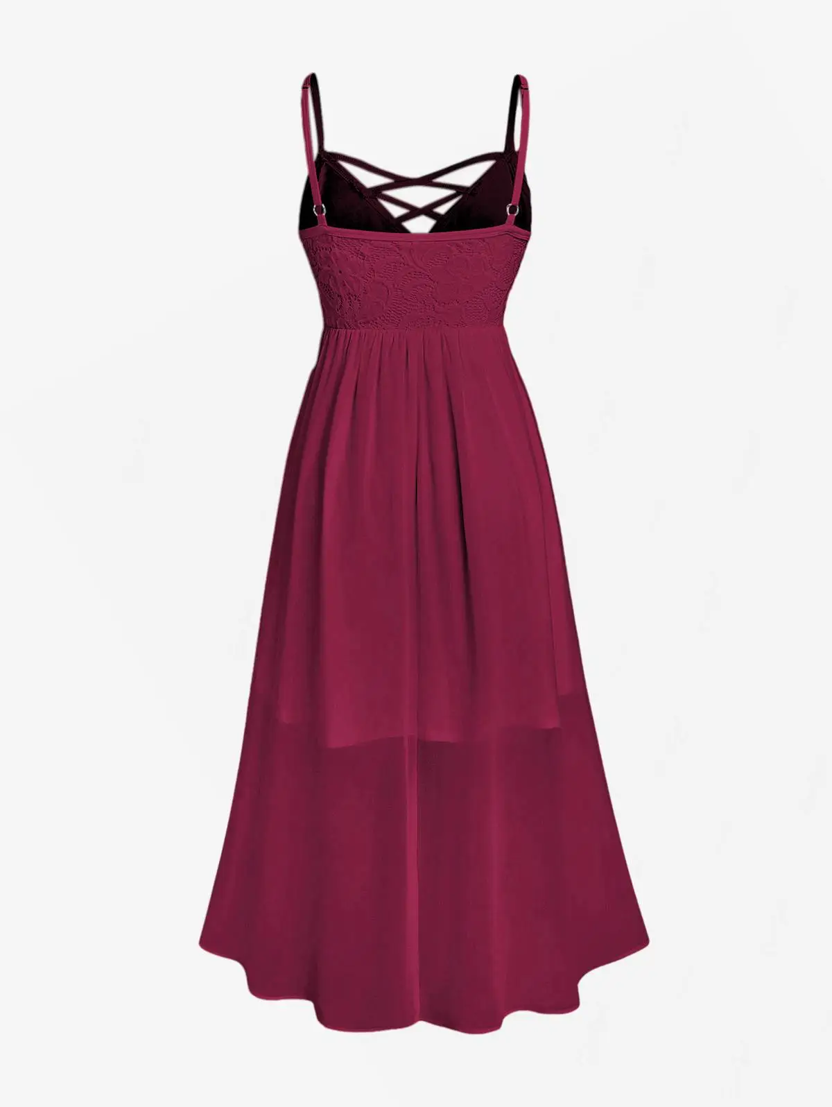 green emerald velvet dress Cami Lace Dress (Black) Small main image 0