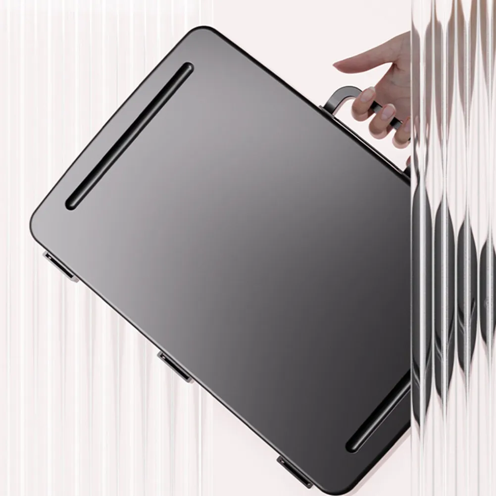 

Foldable Portable Laptop Desk Black Multifunctional Lap Desk Bed Tray Table for Study Work Travel Use Breakfast Table