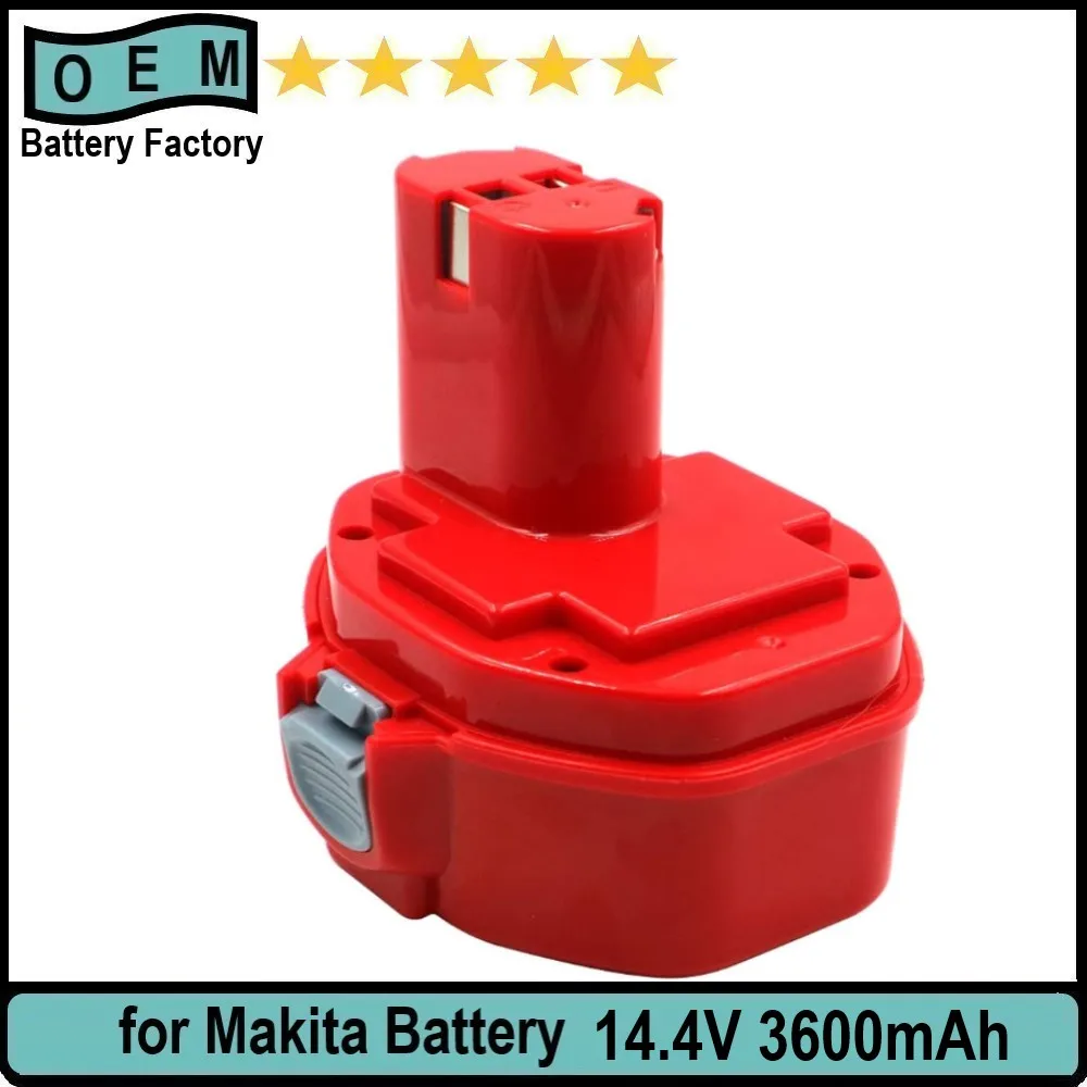 For Makita 14.4V 3.6AH Screwdriver battery Rechargeable Battery Power Tools For PA14 1420 1422 1433 PA14 1434 1435 192699-A Dril