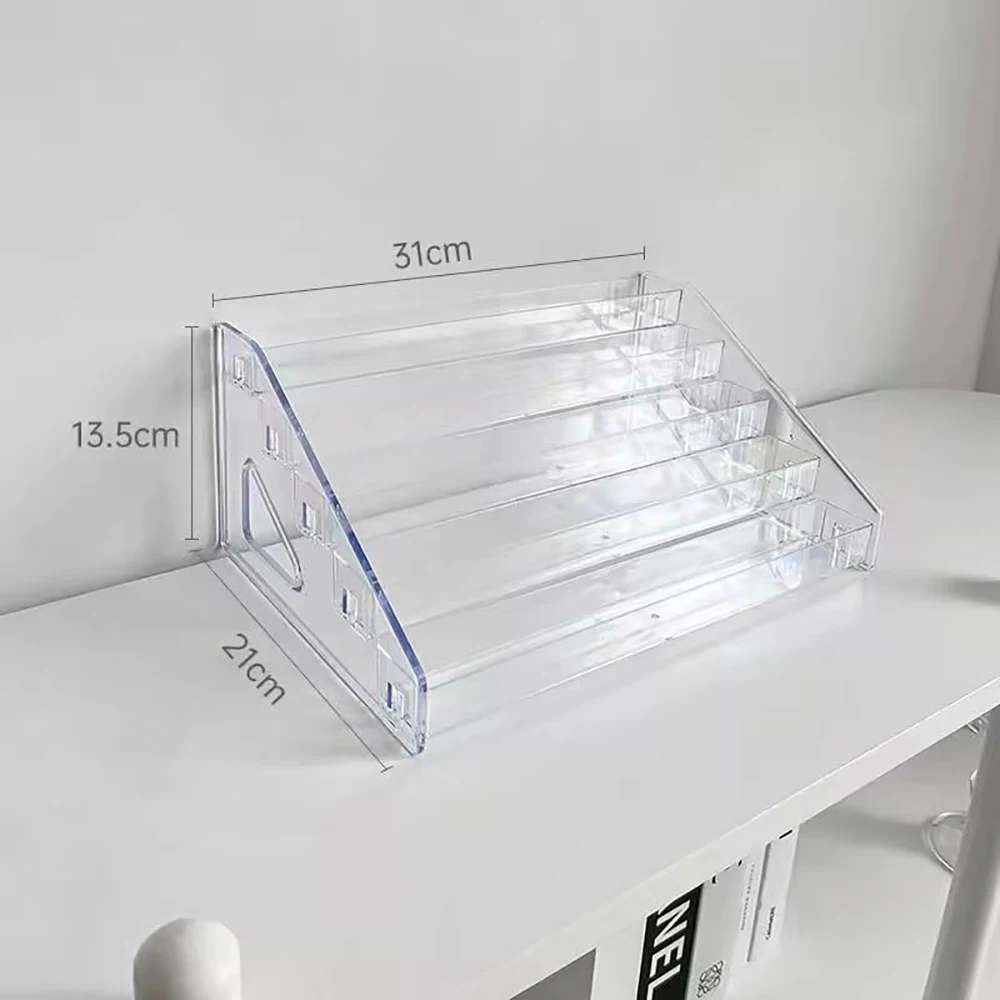 Transparent Storage Box Makeup Organizer Cosmetic Display Case Jewelry Organizer Desktop Holder Clear Makeup Organizer