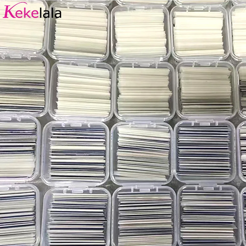 Kekelala Glue-Free 40 Pcs/case Reusable Self-Adhesive Glue Strip False Eyelashes Makeup Tools No Glue Lash Adhesive Tape In Bulk