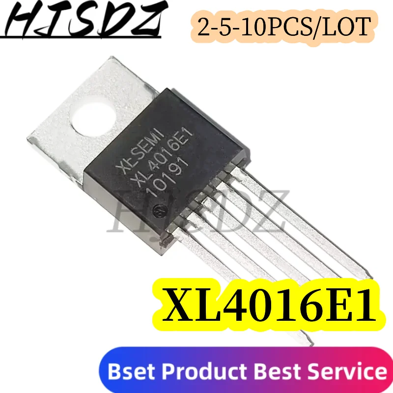 2-5-10 Unids/lote Chip IC reductor XL4016E1 XL4016 TO220-5 40V 8A DC-DC nuevo y Original