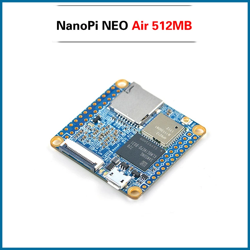 NanoPi NEO Air 512MB RAM WIFI&Bluetooth,8GB eMMC Allwinner H3 Quad-core Cortex-A7 NPI3