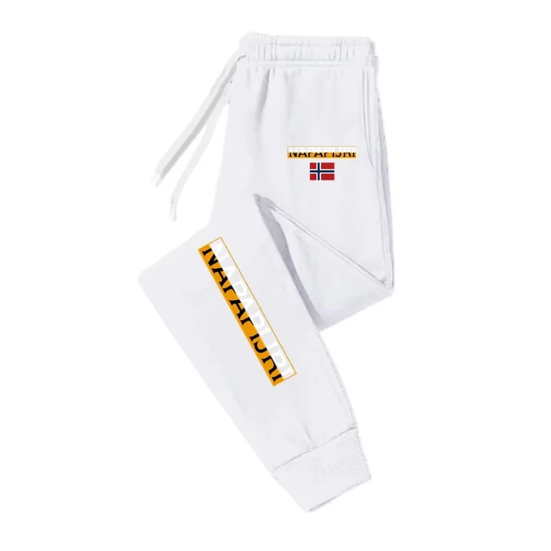 New Men's Sweatpants Spring Autumn Fleece Pants Sportswear Pants Casual Drawstring Pockets Trousers Oversize Sweatpants For Men