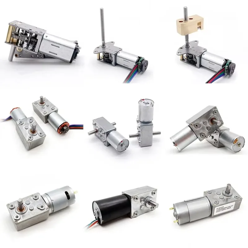 Motorreductor de 30 rpm, 40 rpm, 50 rpm, Gran Relación 1000:1, 6 V GM12-N20VA, Motor con Escobillas de 12 V