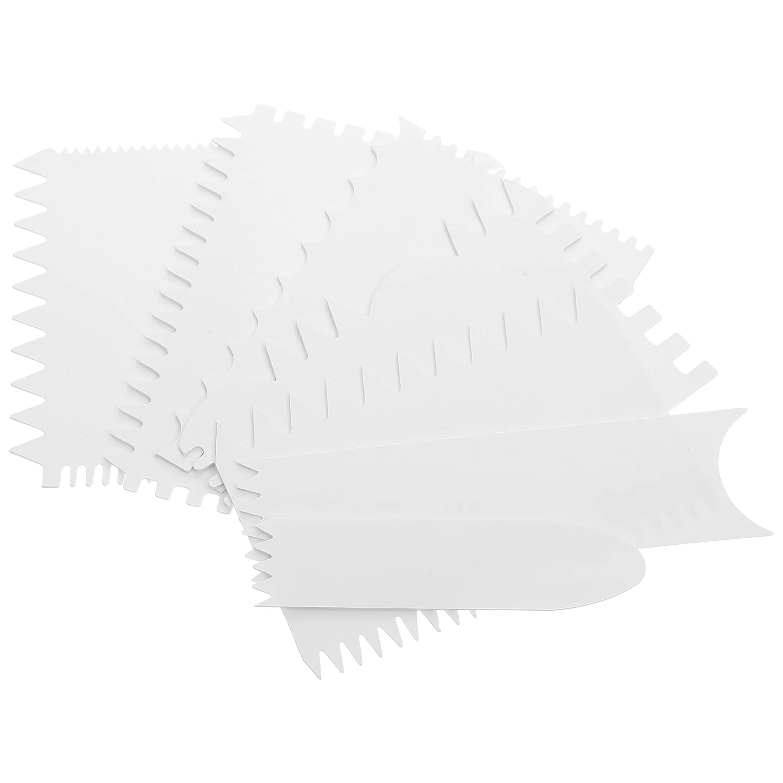 7 Pcs Painting Scraper Drawing Tools DIY Graffiti Scrapers Pigment Smooth Crafts for Kids White Child