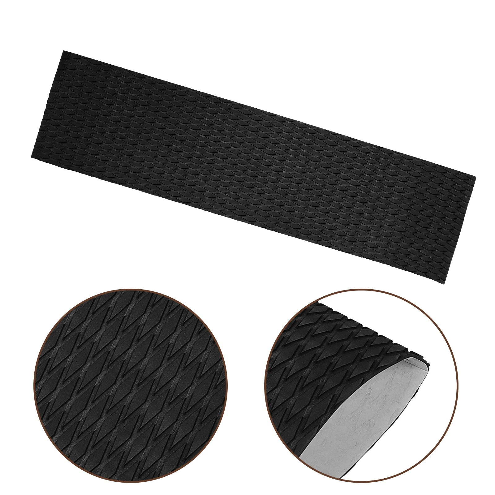 

Eva Foam Surfboard Foot Tail Traction Mat For Paddle Boards Boats Waterproof Non Slip Grip Black 120X30Cm Self Adhesive Marine