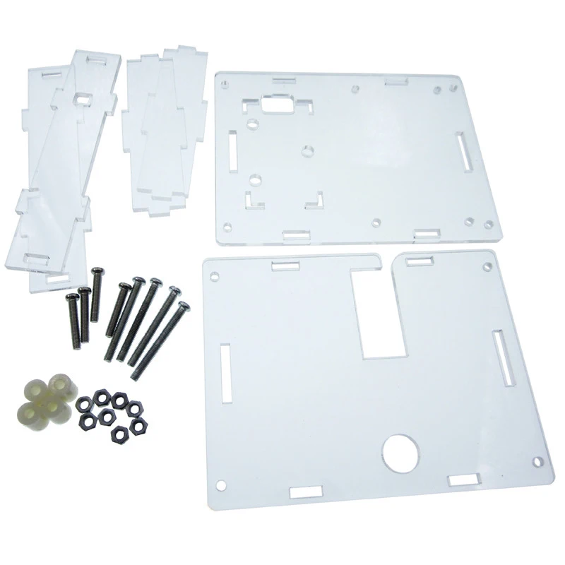 Diode Triode Capacitance ESR Meter MOS PNP LCR-T4 เครื่องทดสอบทรานซิสเตอร์จอแสดงผล LCD Mega328 ทรานซิสเตอร์ไดโอดอะคริลิคกรณี