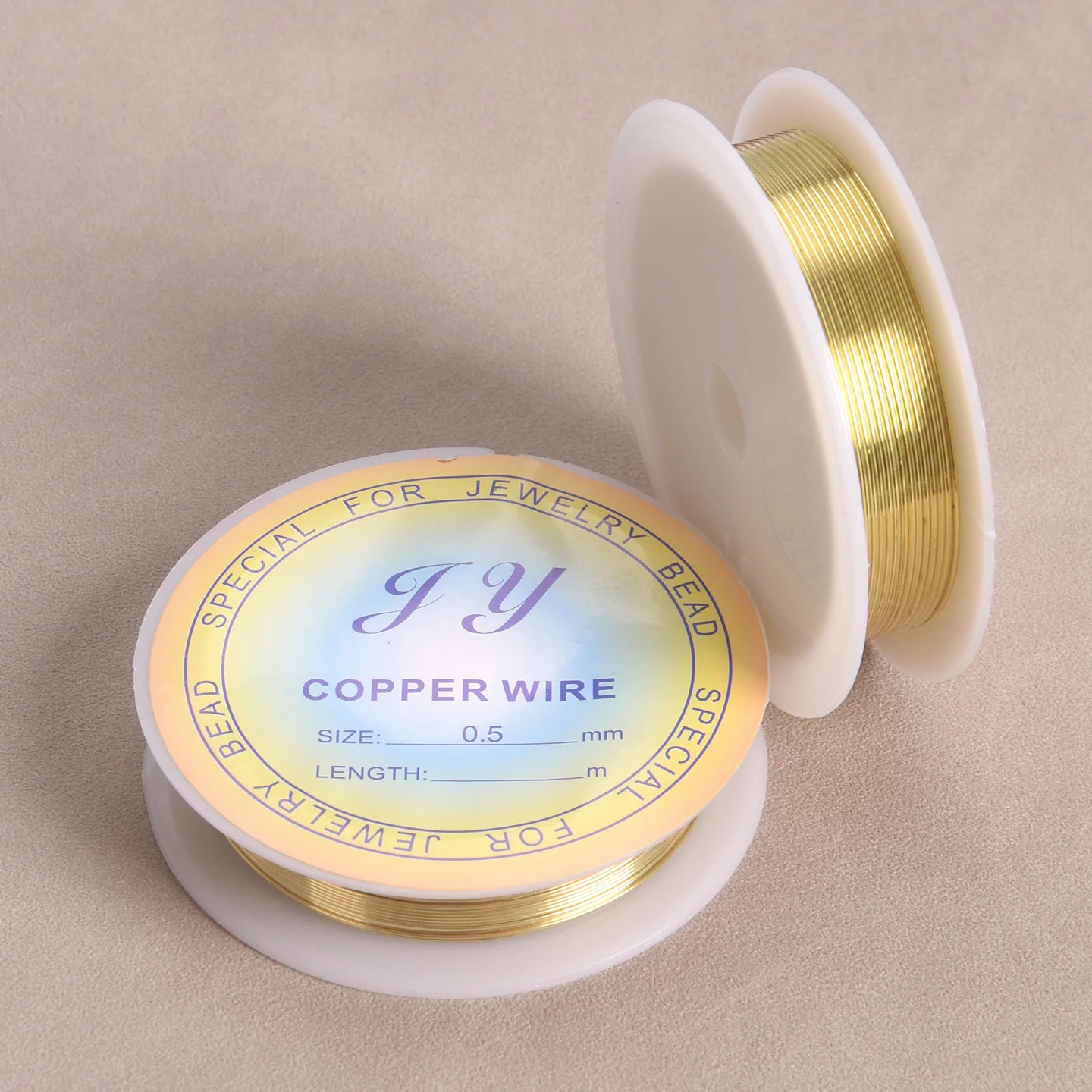 

1 Spool Beading Wire 0.2mm/0.3mm/0.4mm/0.5mm/0.6mm/0.8mm/1.0mm Copper Metal Cord For Jewelry Making Gold/Silver Color