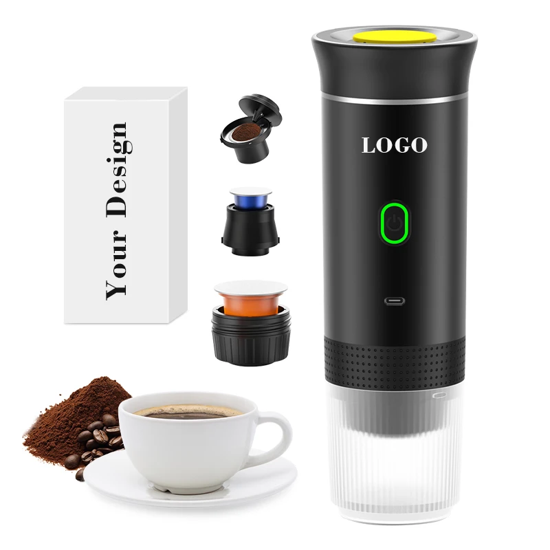 

New Manual Electric Travel Espresso Machine, Mini Smart Coffee Makers, Professional Espresso Maker Capsule Coffee Machine