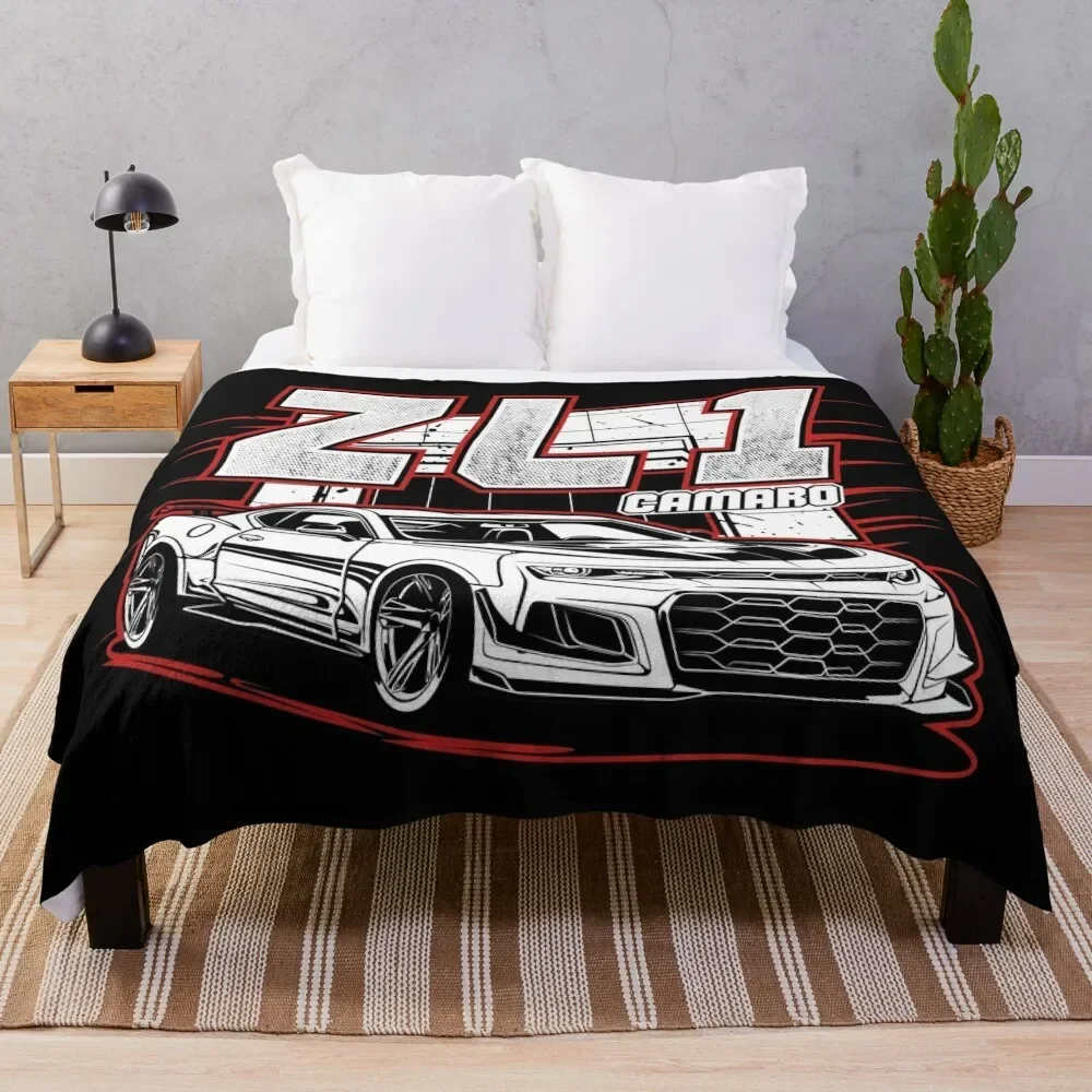 

Camaro ZL1 Throw Blanket Luxury halloween Baby Soft sofa bed Blankets