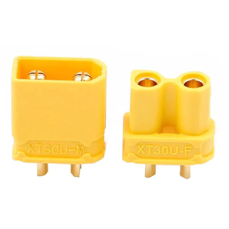 10PCS Amass XT30U Connector, Lithium-Ion Battery Connector, RC Motor Connector, Energy Storage