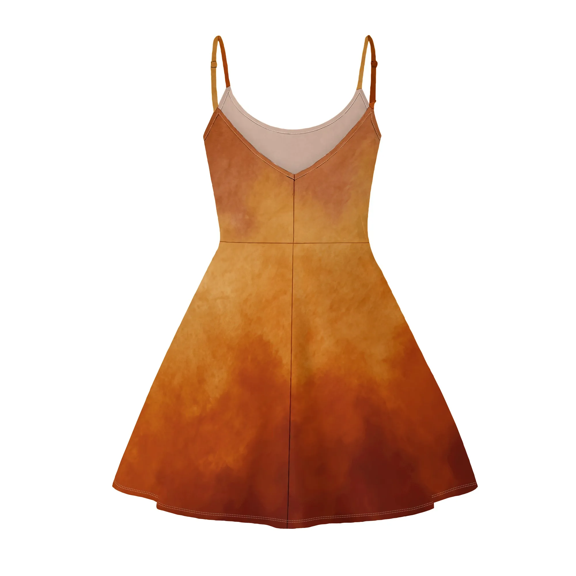 ฤดูร้อน Cami Midi Halter Tank ชุดเดรสสั้นปิดไหล่เปลือยสายคล้องไหล่ปรับได้ยาวถึงเข่า Sundress