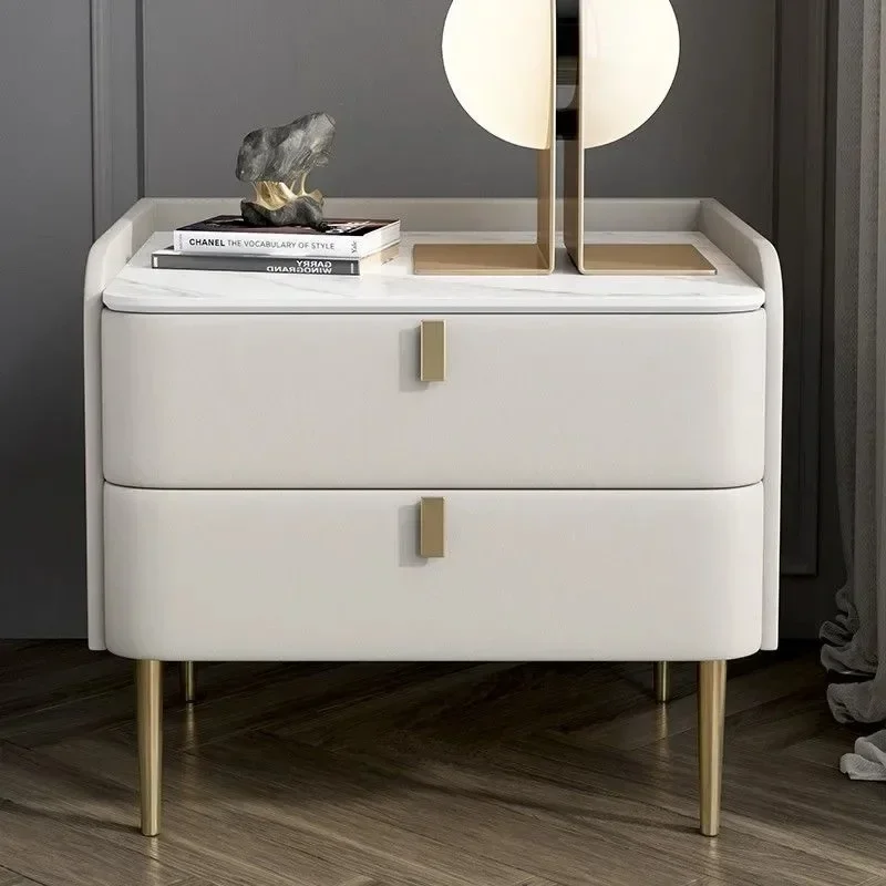 

Mobile Luxury Bedside Table Nordic Style Cabinets Storage Night Stand Bedroom Wooden Small Mesitas De Noche Modern Furniture