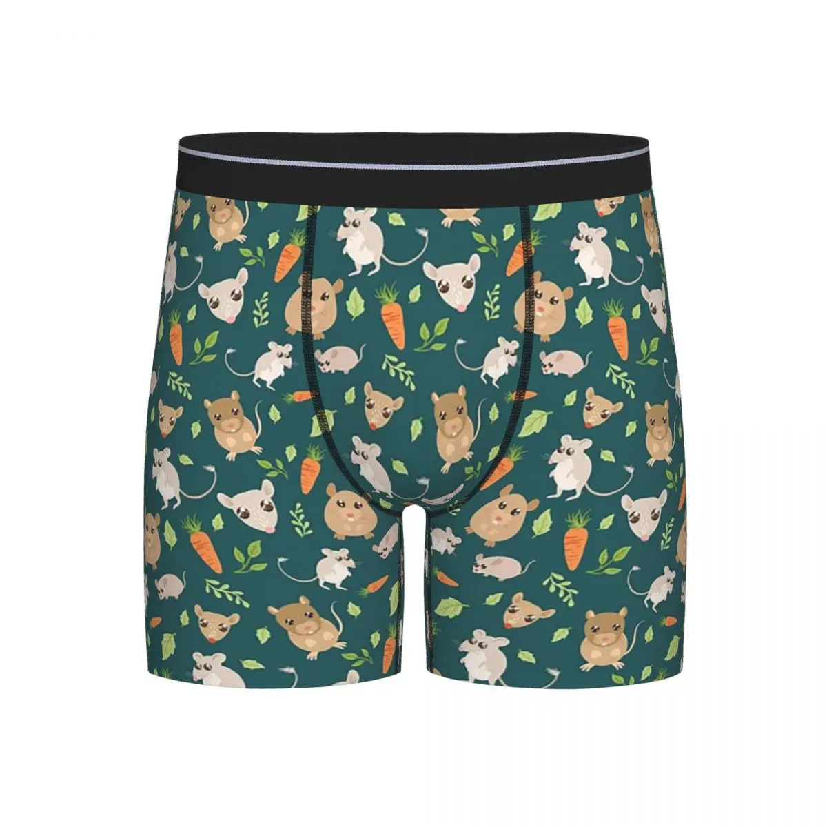 

Long Boxer Underpants Shorts X Hamster Panties Men Breathable Underwear for Homme Man Boyfriend Gifts