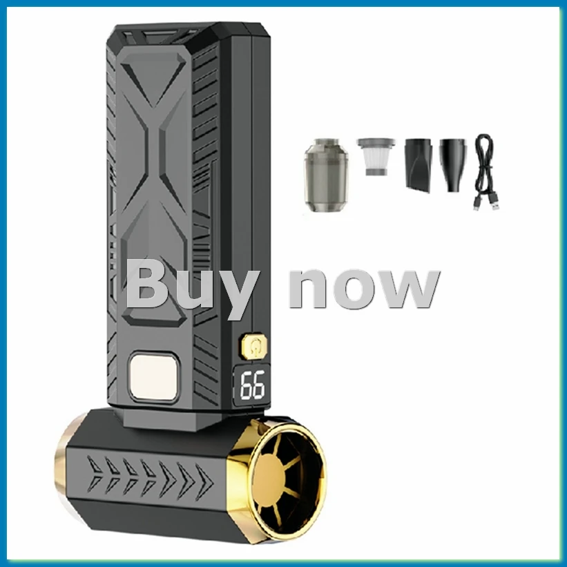 

Портативный вентилятор 400000 об/мин, бесщеточный электрический пылеочиститель с зарядкой типа C-ABHG