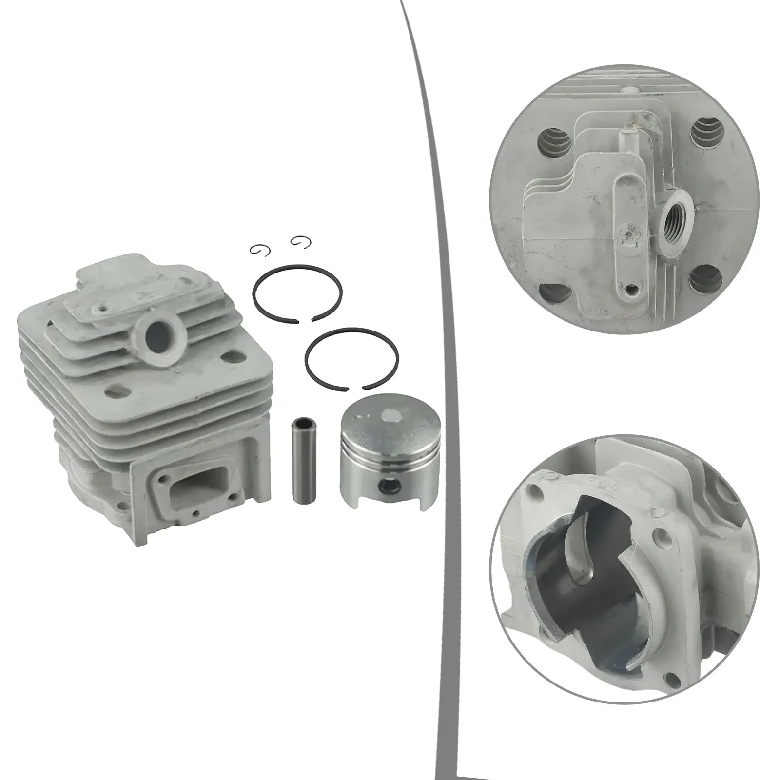 

Replacement Cylinder Kit Cylinder Piston Kit Efficient Operation Exquisite Replacement Kit Long-Lasting Use For Mower Engine