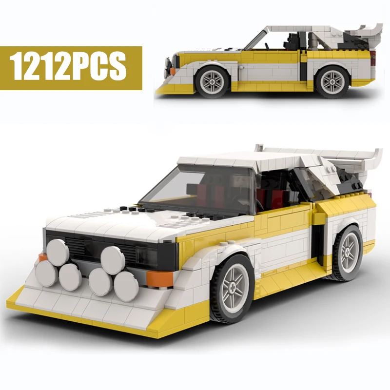 New Highh Series Sports Car Sport  S1 Rally Car MOC-43616 Building Kits Blocks Bricks Toys Children Kids birthday Gifts