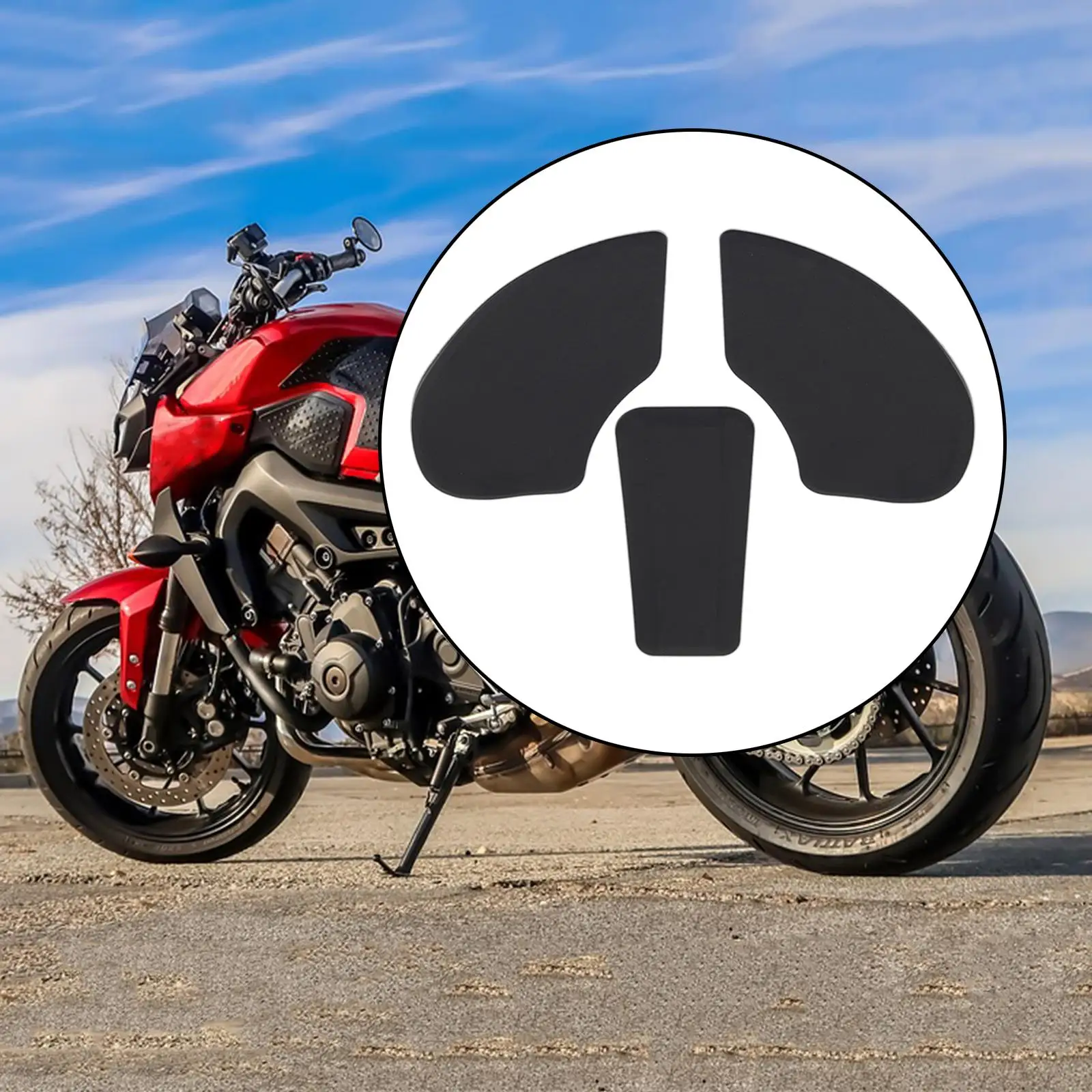 

3 шт. накладок для защиты бензобака мотоцикла, замена накладок для коленей, подходят для BMW R Nine T 14-17