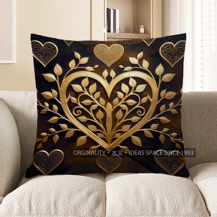 Sarung Bantal Bermotif Hati &  - Pillow Cover 20X20 ulasan dan harga