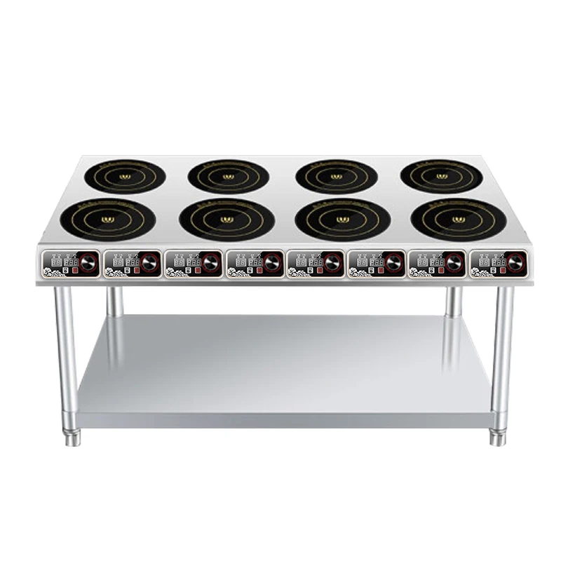 WM-03 Commercial Use Electric Induction Cooker Stainless Steel Restaurant Rack-style Hob Stovetop 220V 3500W Four