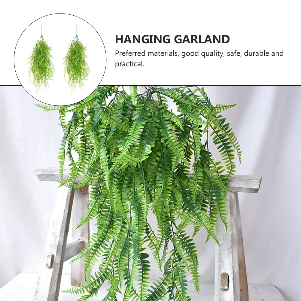 

2Pcs Artificial Leaf Vines Home Office Decor No Maintenance Required Natural Comfortable Lifestyle