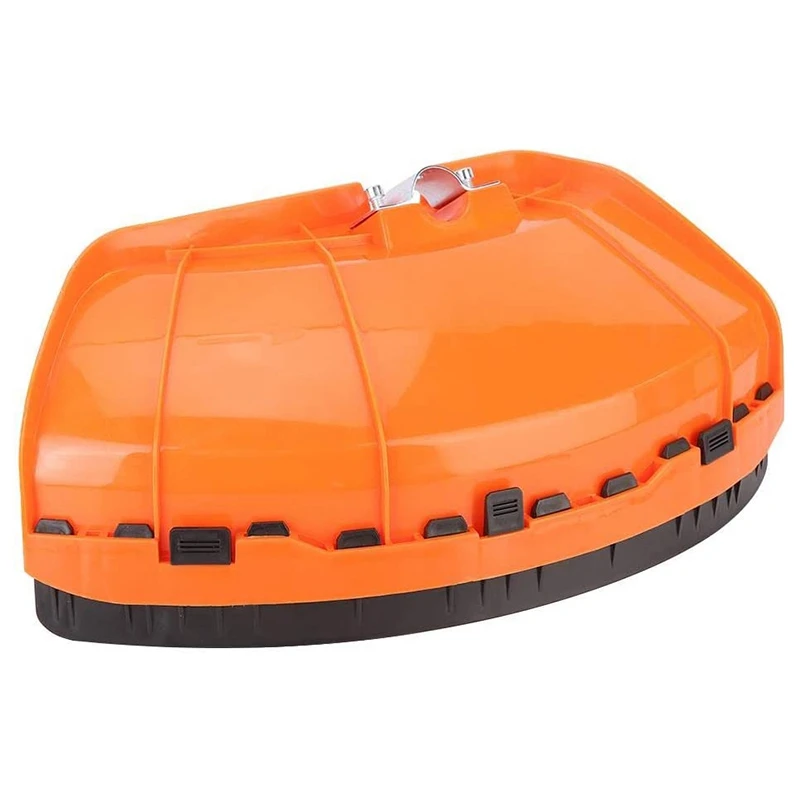 Imagem -01 - Lightpeso Plastic Grass Trimmer Blade Protector Cover Escova Cutter Shield Lawn Mower Guard Universal 26 mm 28 mm lightpeso plastic grass trimmer blade protector cover escova cutter shield lawn mower guard universal 26 mm 28 mm 01