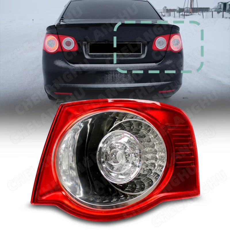 

1Pc Right Side Outer Taillight For VW Jetta V 5 2005 2006 2007 2008 2009 2010 2011 Car-Styling LED Rear Tail Light Lamp