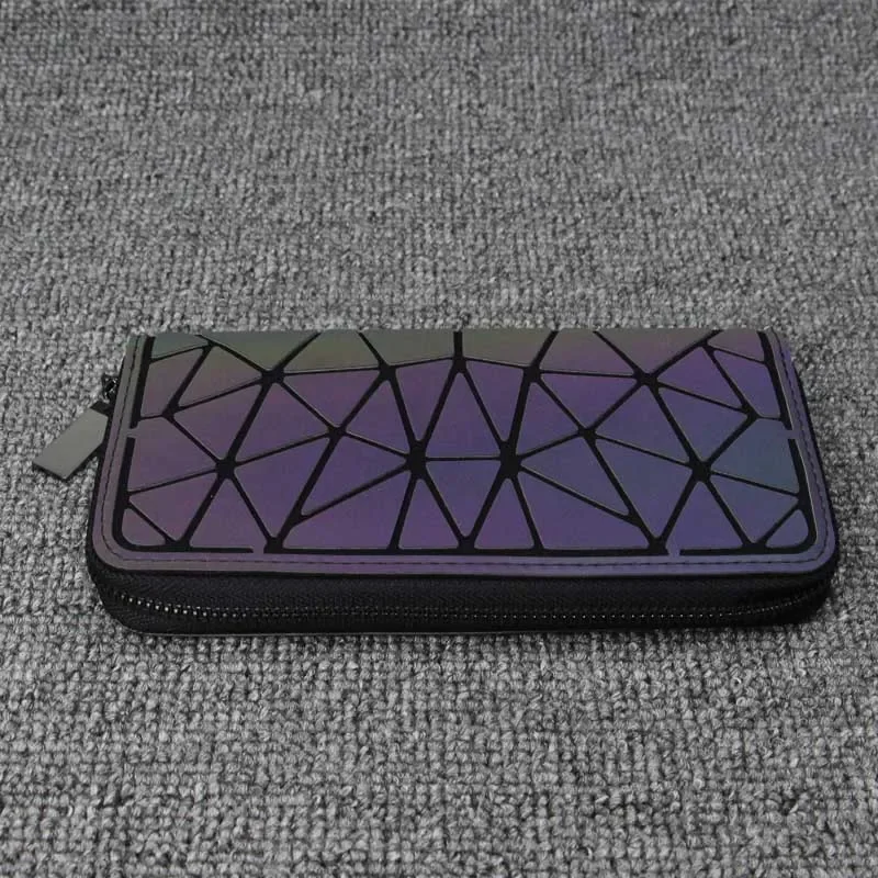 Purse Geometric Wallet Women Long women\'s Long Clutch Wallets Money Bag Wallet zipper Ladies Card Holder carteira portfel