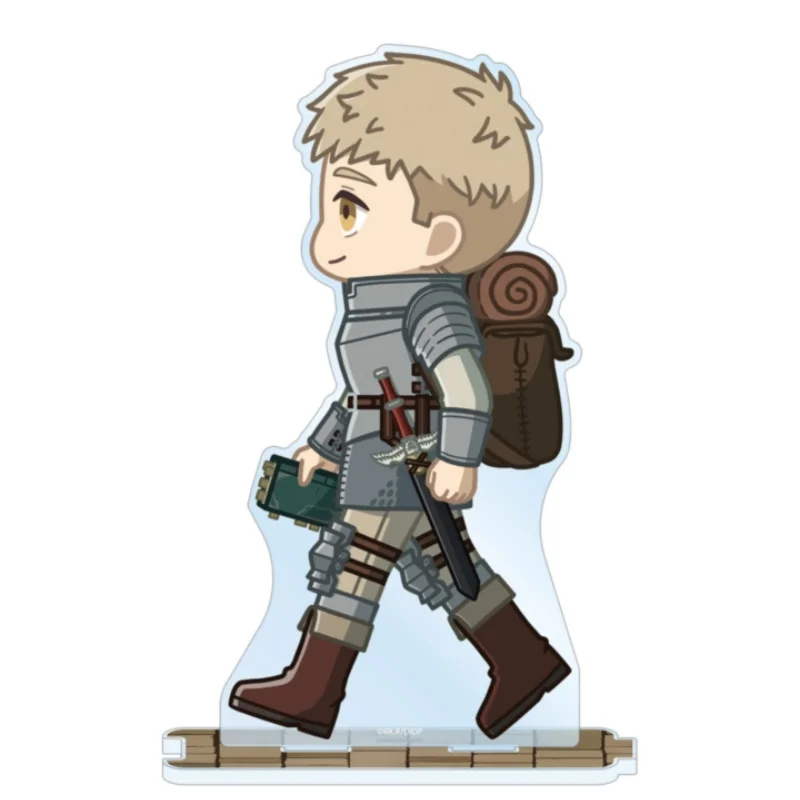 Delicious in Dungeon 15CM Acrylic Desk Display Stand Character Figure With Base Transparent Acrylic Ornament Party Keychain