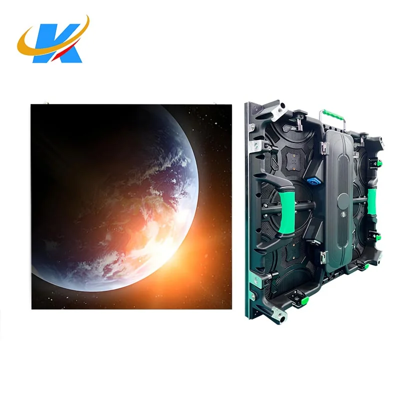Pantalla LED Portátil Curva RGB a Todo Color para Interiores y Exteriores, P2.6 P2.9 P3.91, para Eventos en Vivo, Conciertos y Escenarios